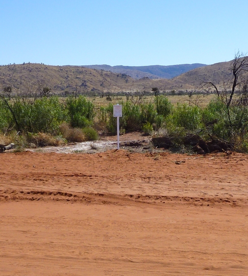 new 110 mile post, Gunbarrel Hwy