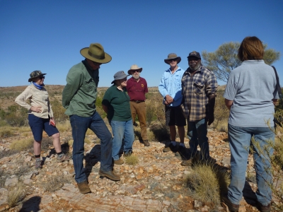 Sidney talking to the group