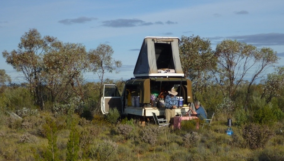 No frills camping