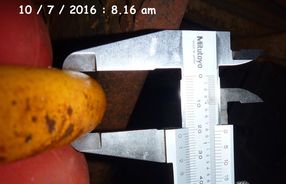 Thickness of rear coil