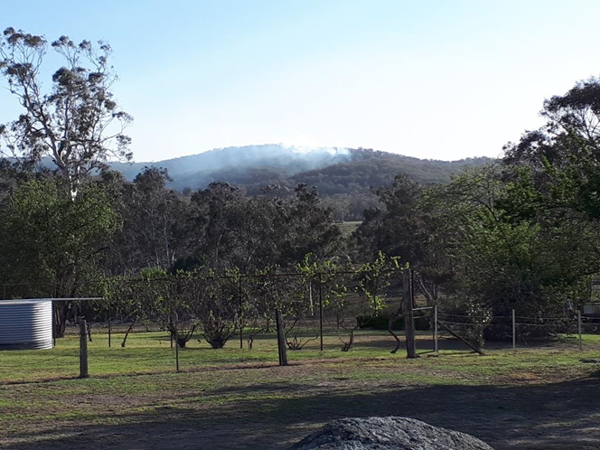 Den Mountain fire