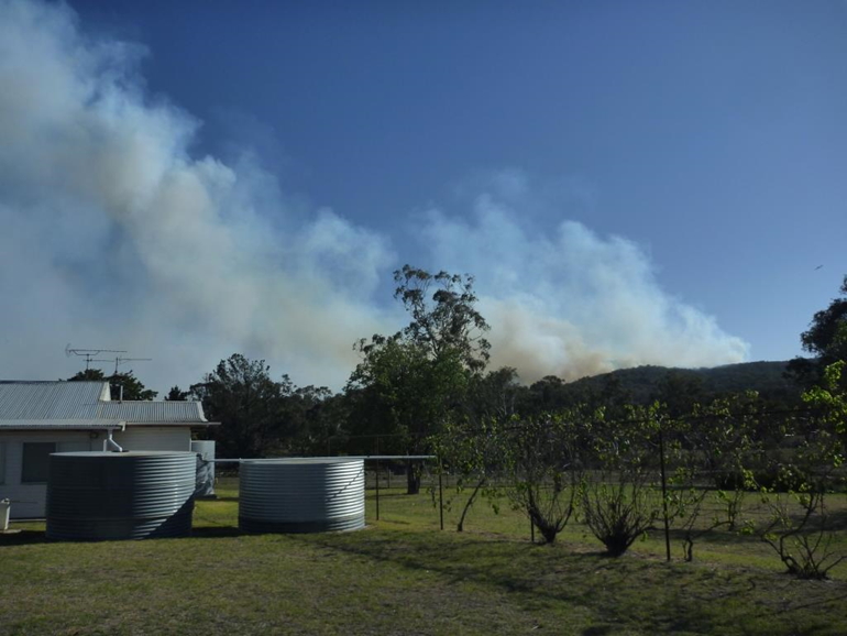 Den Mountain fire