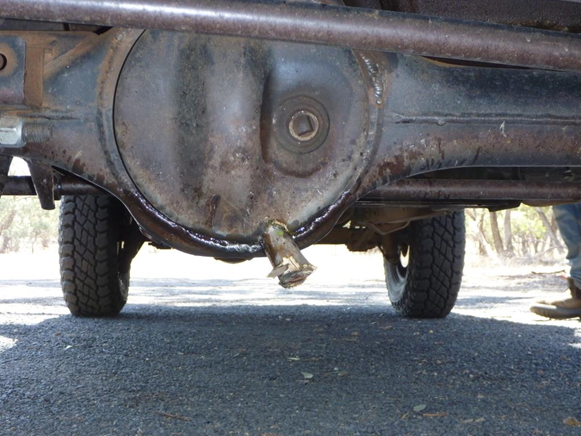 Hole in Diff housing