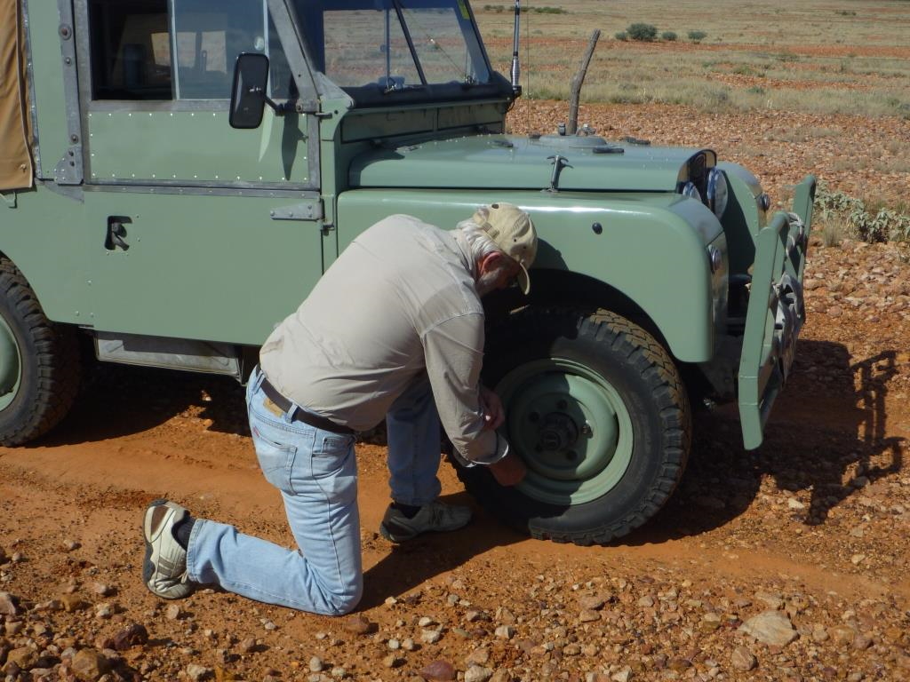 Letting air out of tyres