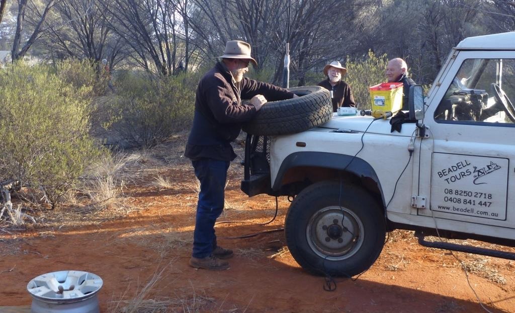 Repairing a tyre